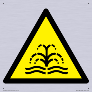 W516 Warning: fountain/water plume